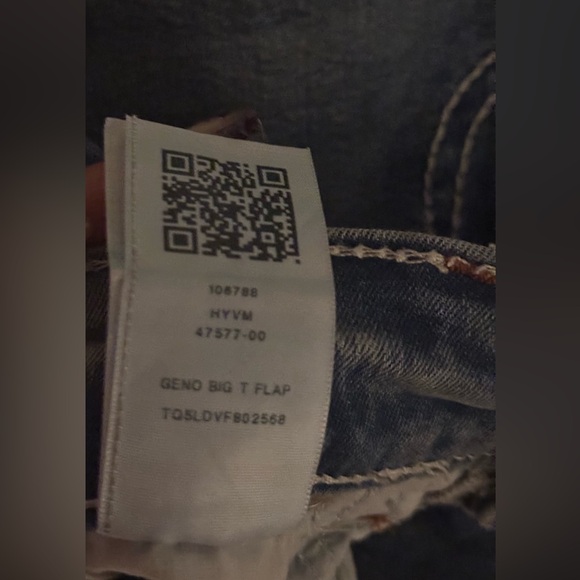 Men’s size 34 relaxed fit True Religion jeans - Picture 4 of 6